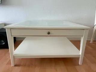 Sofabord med glasplade