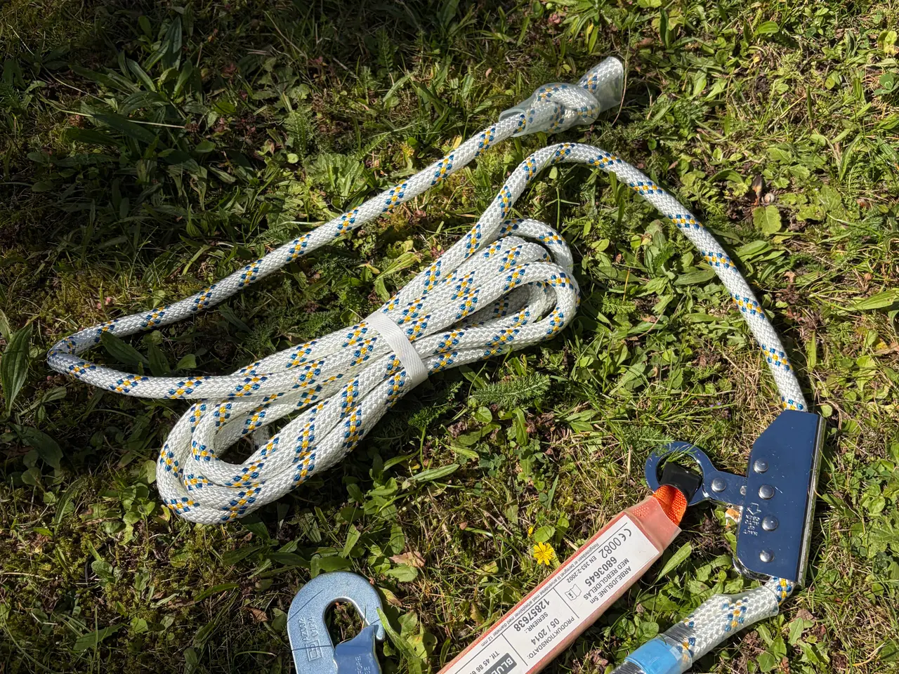 Billede 1 - Fallsiringsudstyr / sikkerhedsliner og karabinhage