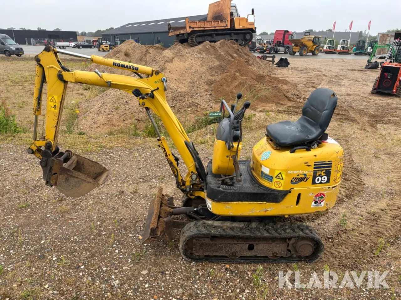 Billede 2 - Minigraver Komatsu PC09-1