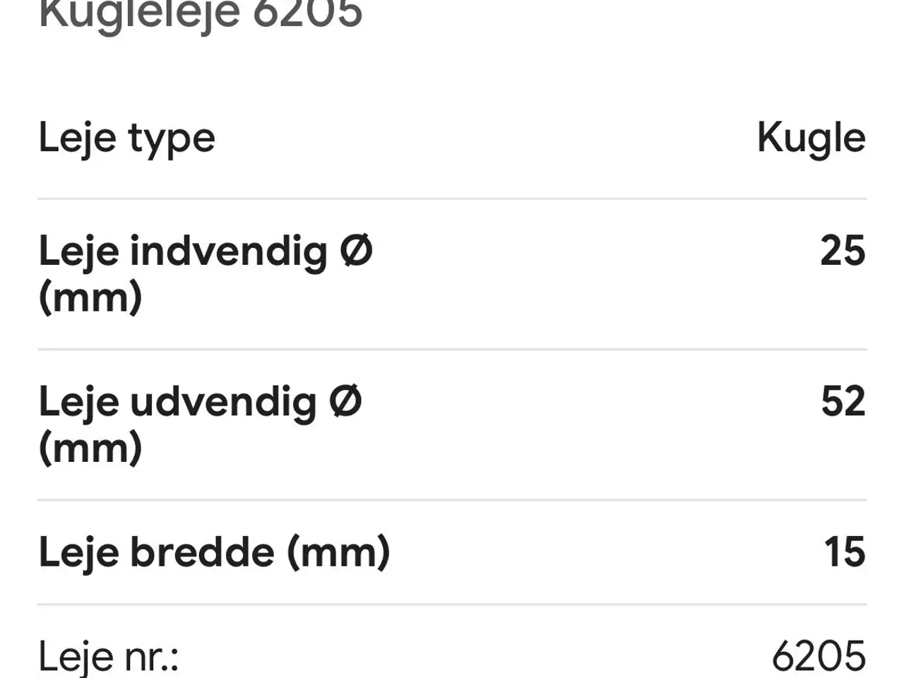 Billede 4 - 6205 NTN kuglelejer industri kvalitet 