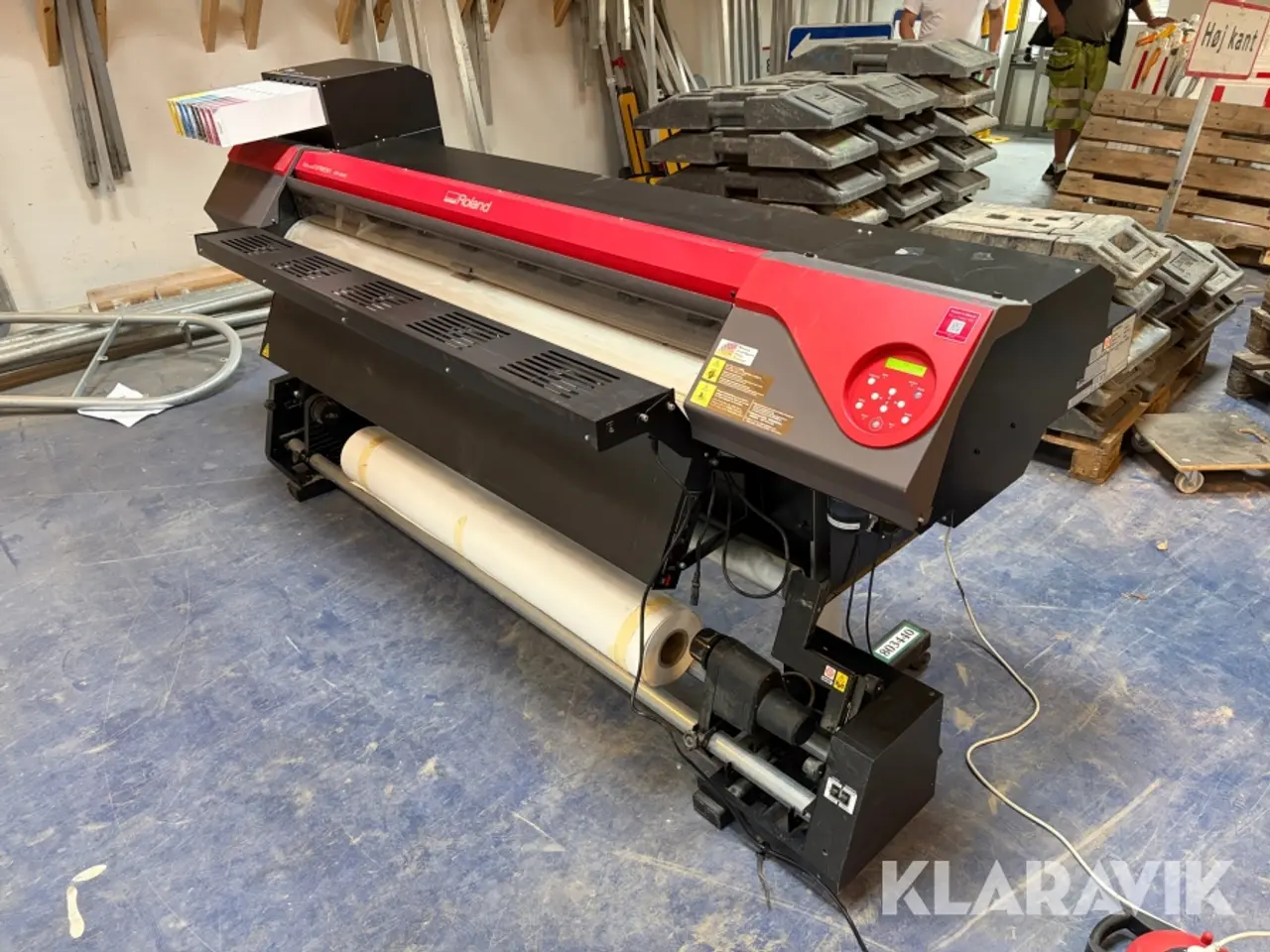 Billede 2 - Storformatprinter med opvikler Roland VersaEXPRESS RF-640