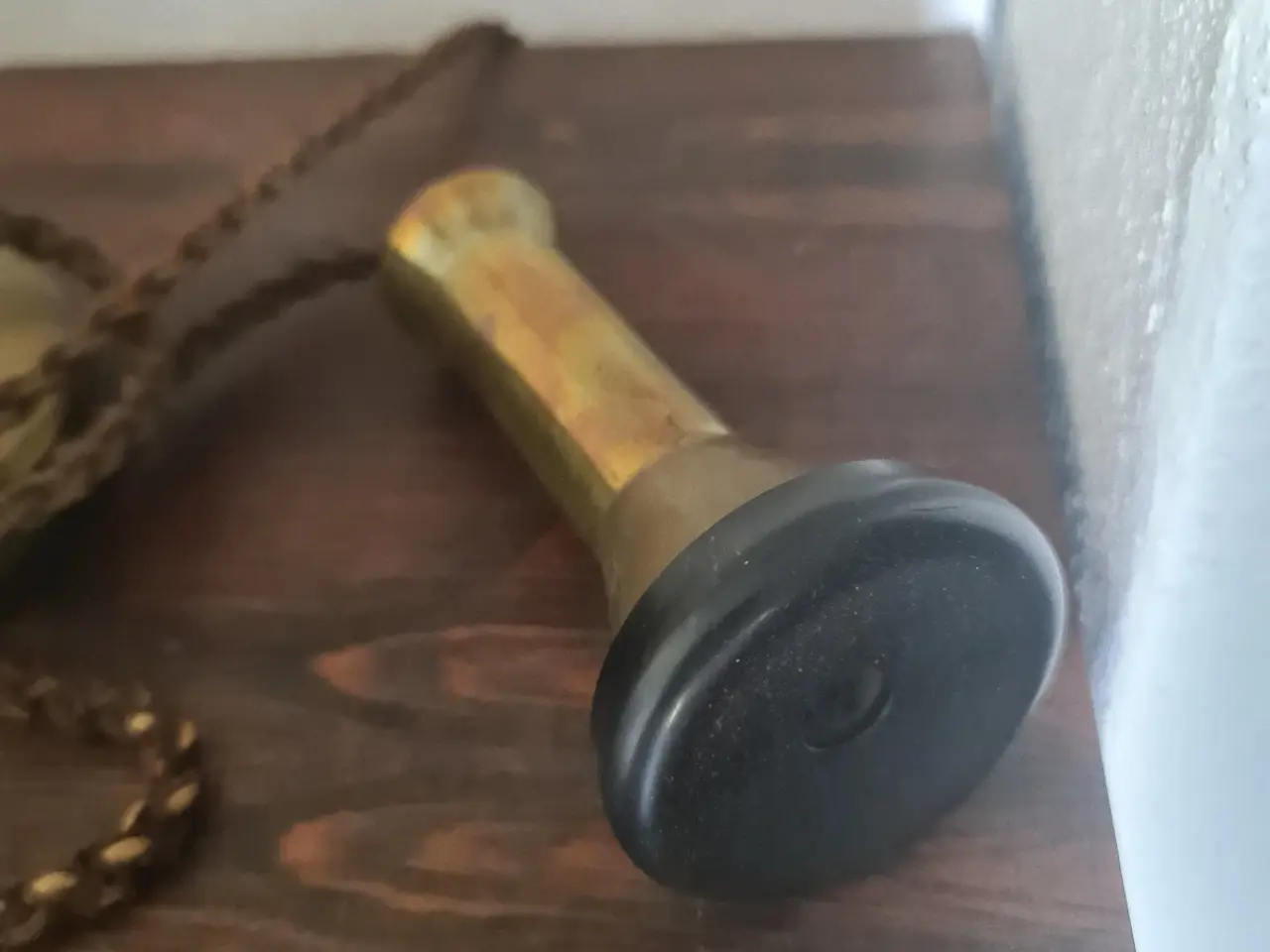 Billede 3 - Flot vintage "Candlestick" telefon i messing – Per