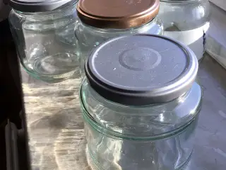 10 stk.Syltetøjs glas