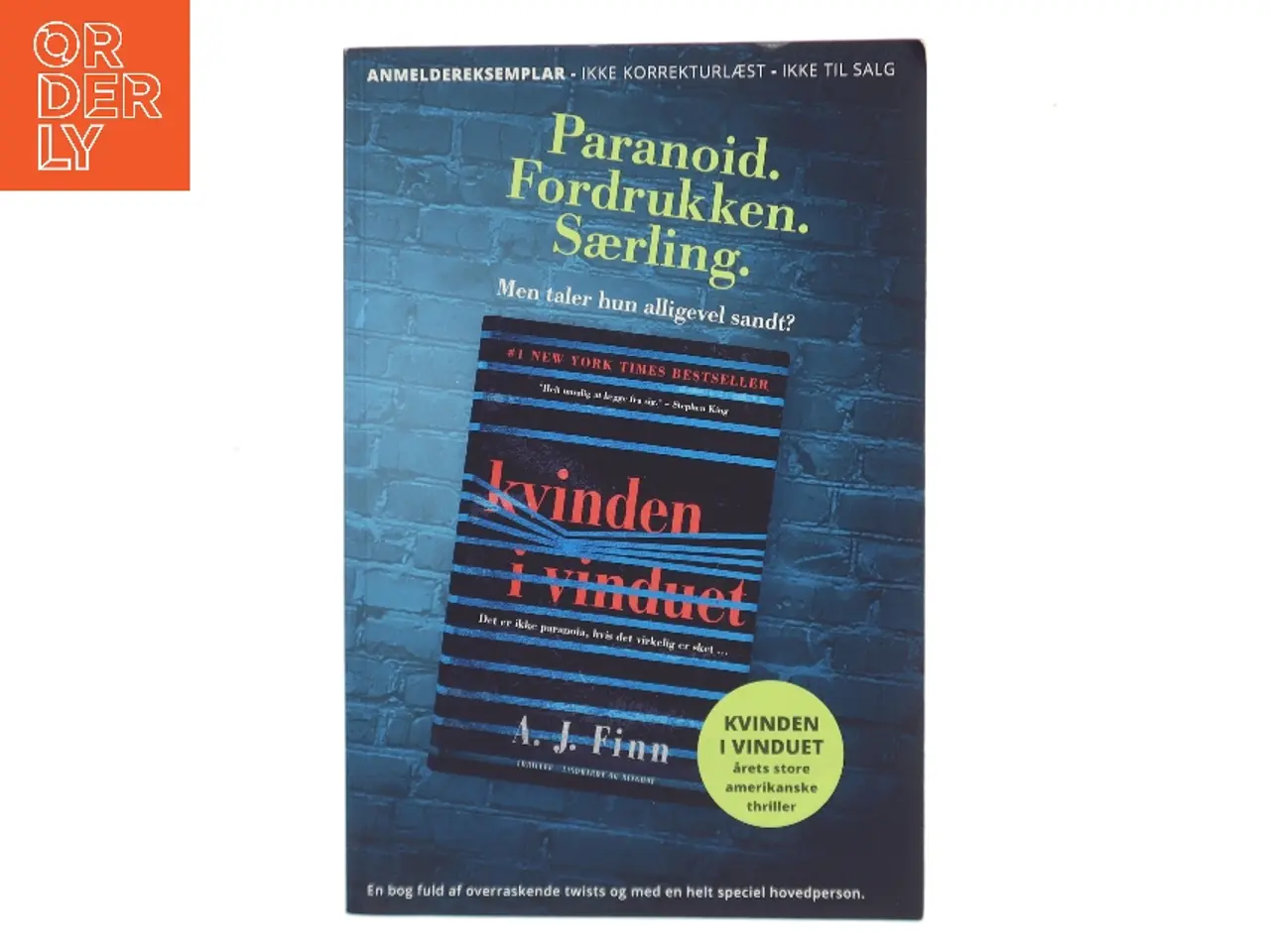 Billede 1 - Kvinden i vinduet af A. J. Finn (Bog)