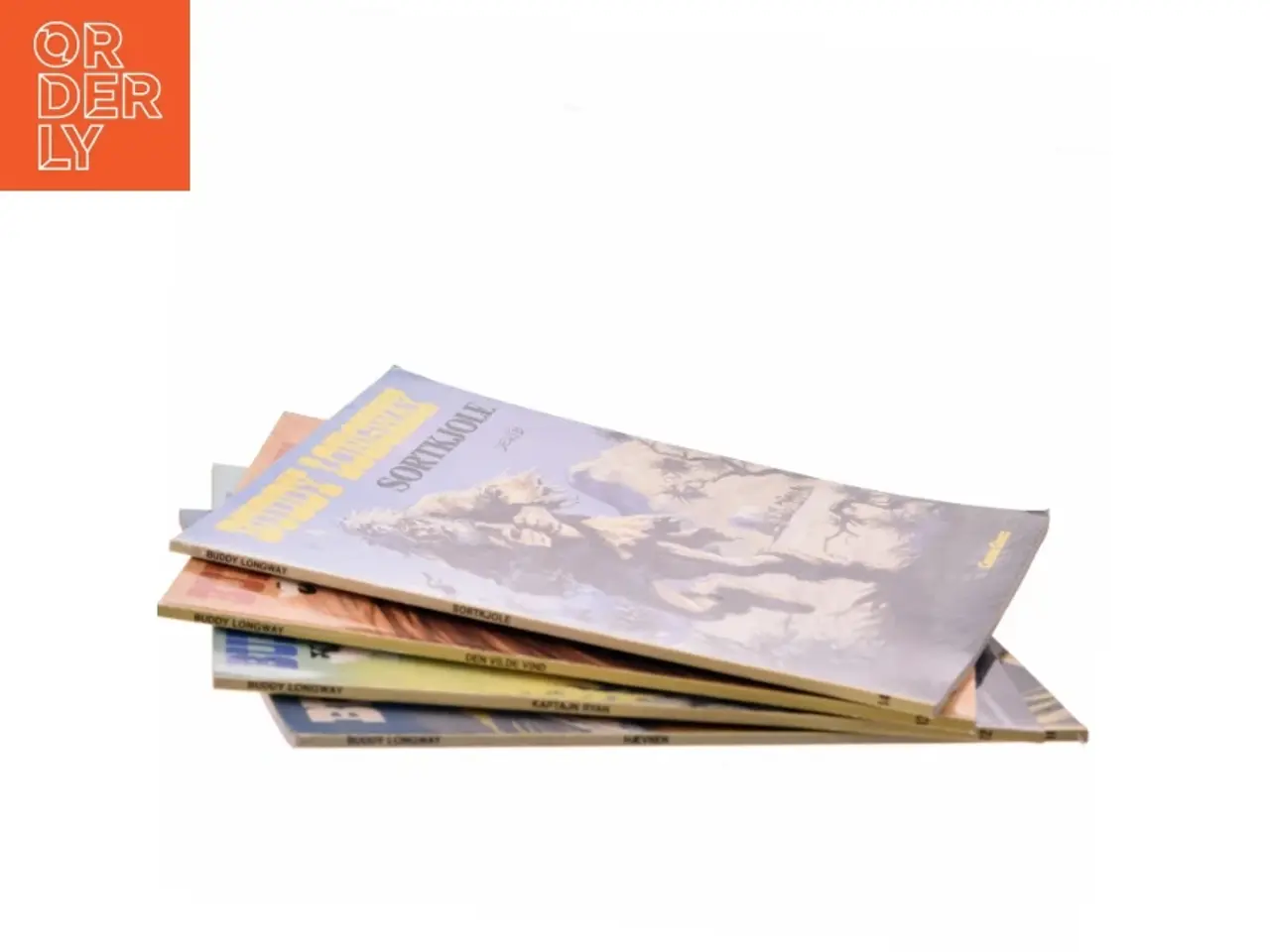Billede 3 - 4 stk tegneserier bl.a. Buddy Longway: Sortkjole af Derib (Bog)