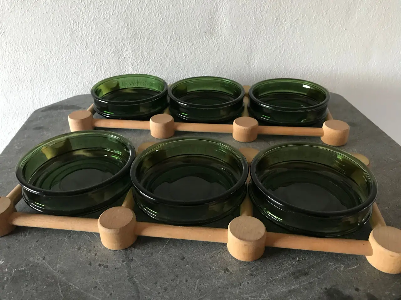 Billede 1 - Nissen' retro cabaretfade (egetræ / glas)