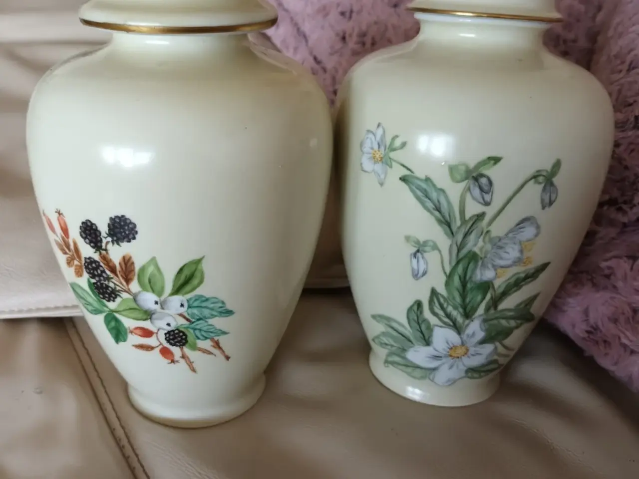 Billede 1 - 2 SMUKKE ALKA BAVARIA RETRO KRUKKER/VASER FRA 1950