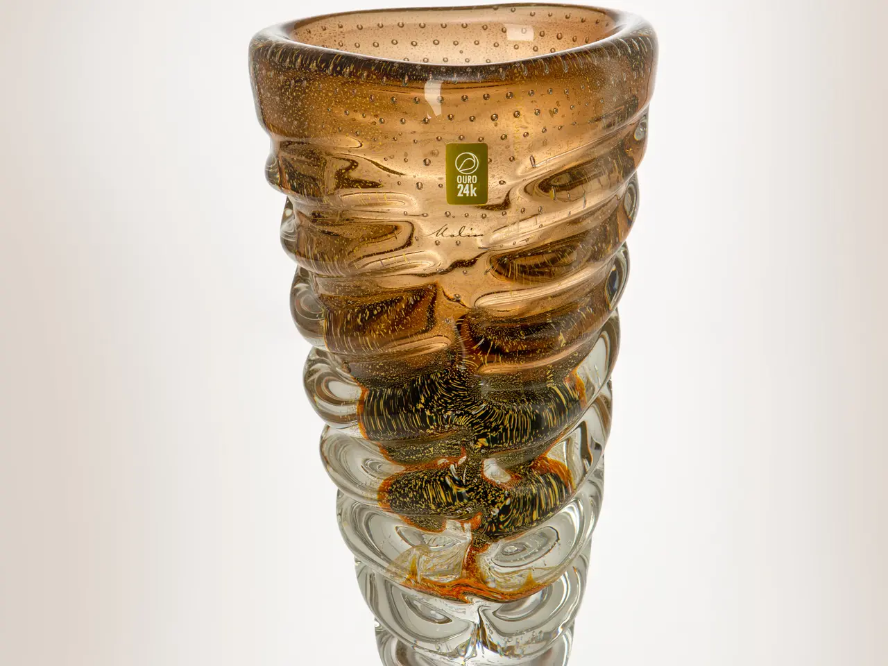 Billede 1 - Vase i unik Murano krystal