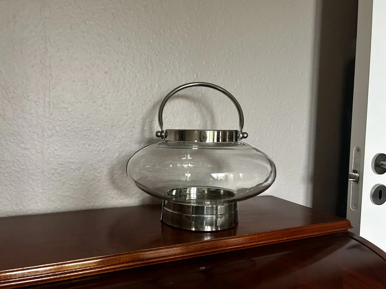 Billede 1 - Elegant oval glaslanterne uden skader
