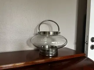 Elegant oval glaslanterne uden skader