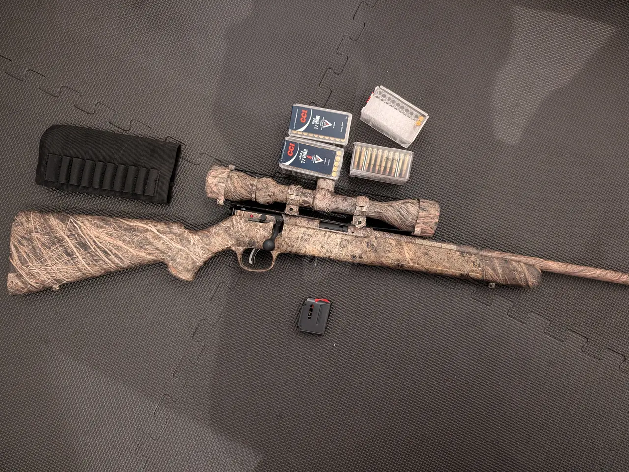Billede 1 - Savage 93 - 17 HMR Mossy sæt