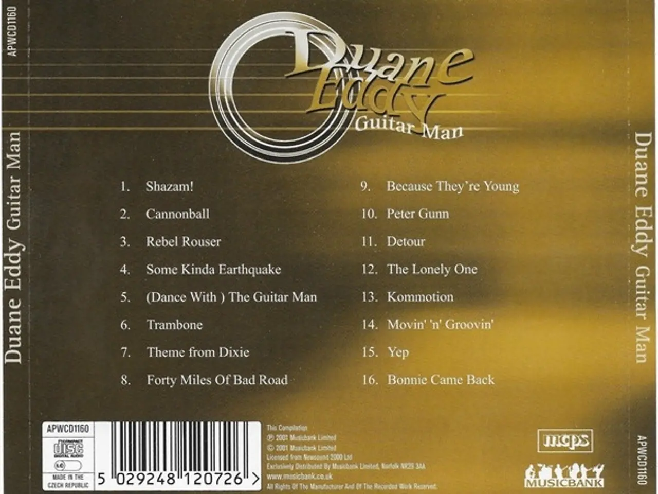 Billede 2 - Duane Eddy – Guitar Man – CD
