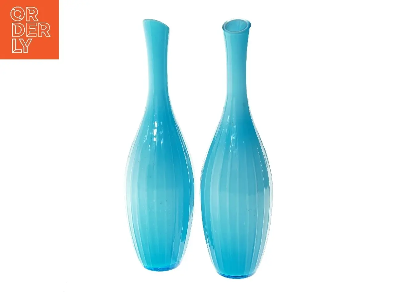 Billede 1 - Sæt af blå vaser (str. 36 cm)