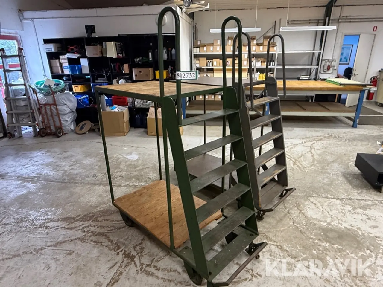 Billede 4 - Rullende reol trapper - 2 styk
