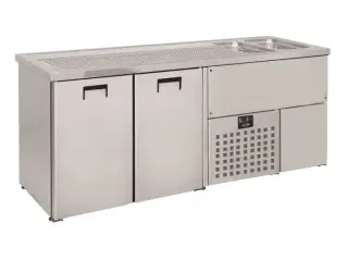 Barkølebord med Vask & Fustage-køl (-2°C)