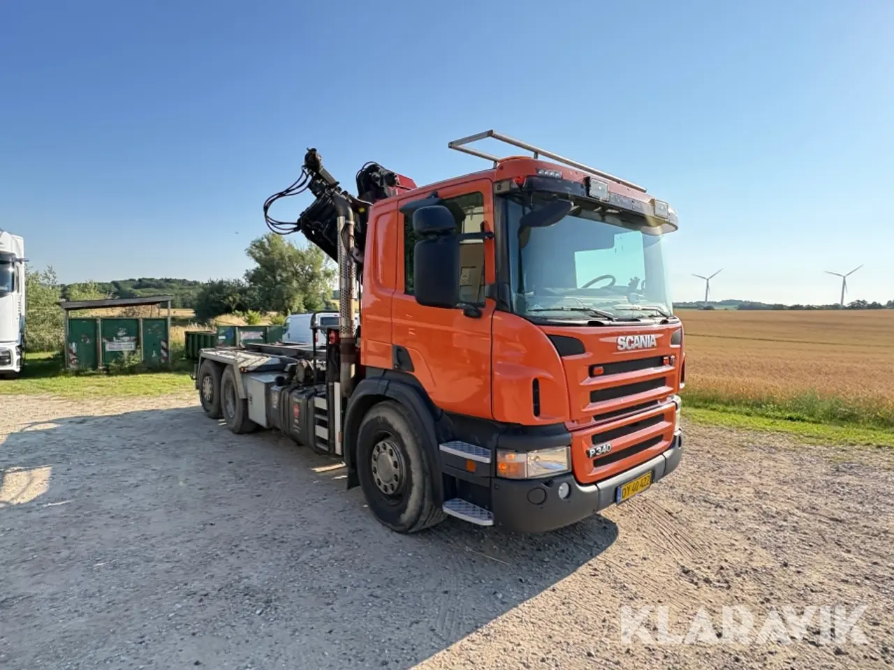 Billede 2 - Lastbil Scania P340 Palfinger PK16502 kran