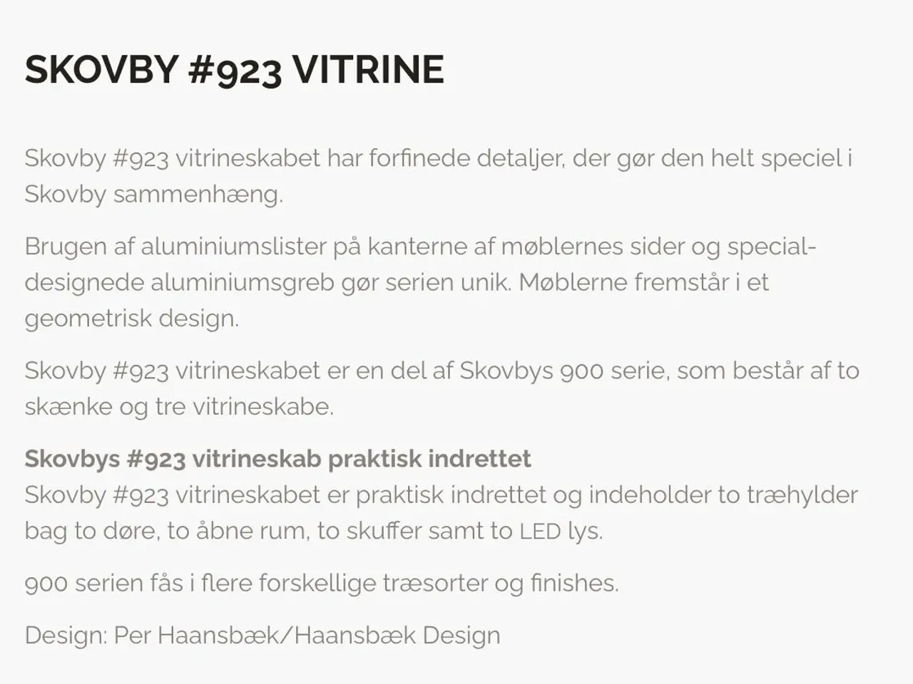 Billede 10 - Skovby SM923 Vitrineskab - Olieret Valnød