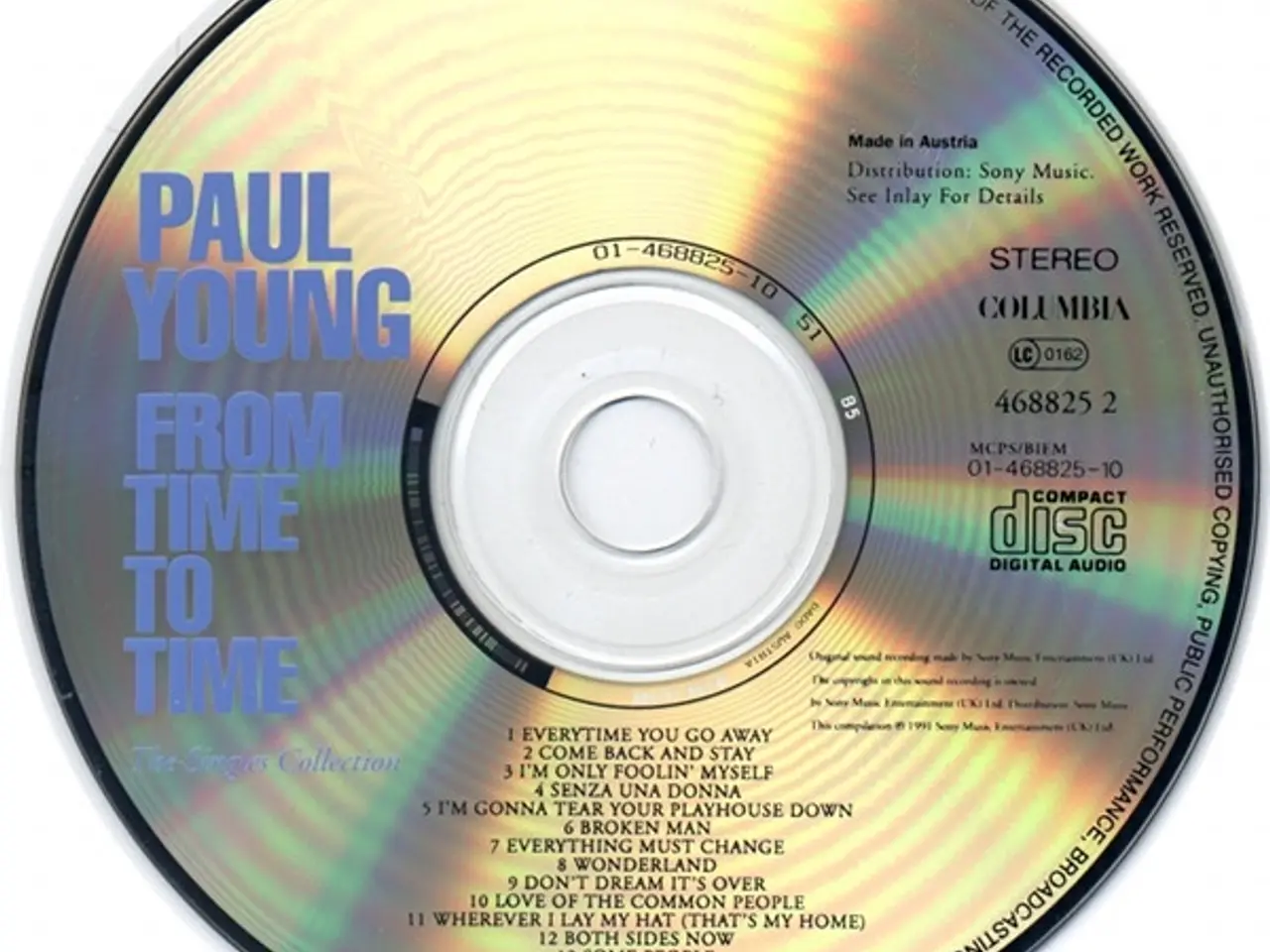 Billede 3 - Paul Young – From Time To Time (The Singles… – CD