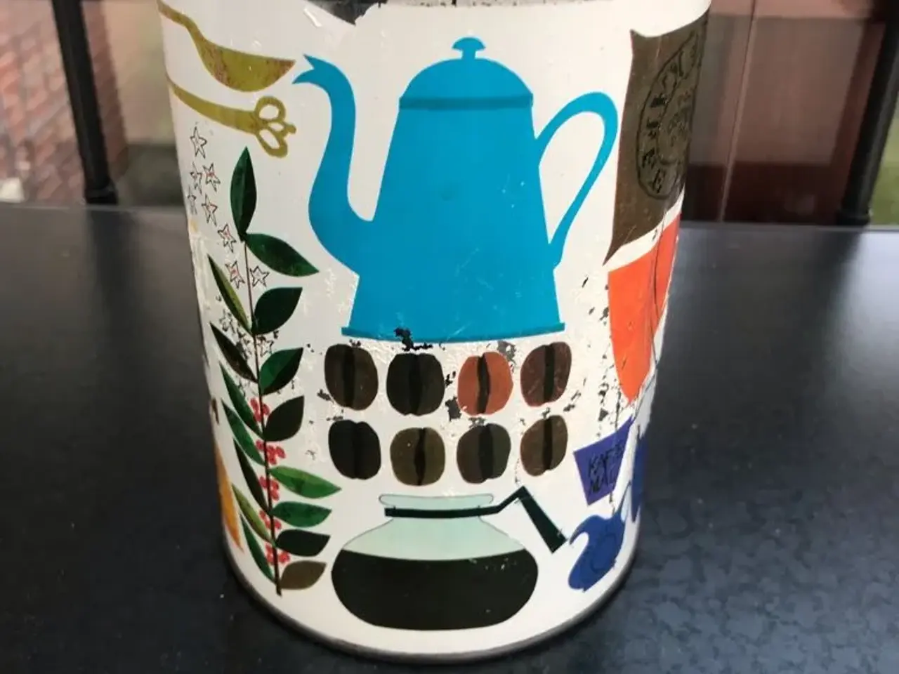 Billede 1 - Gl kaffedåse