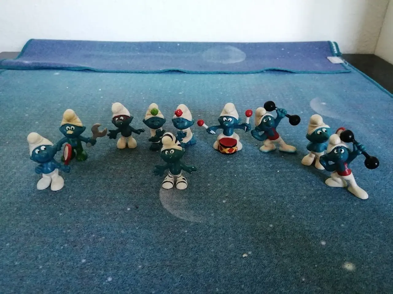 Billede 1 - Flotte Gamle Schleich Smølfer