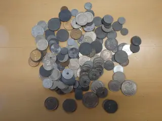 133 forskellige Danske mønter 625 gram