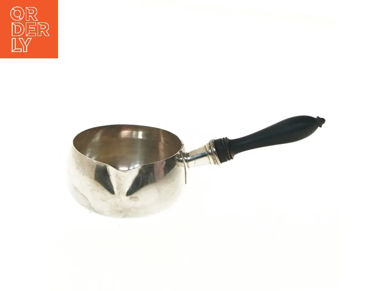 Billede 1 - Lille metalsaucepan med sort håndtag 12x24 cm (str. 12x24 cm)