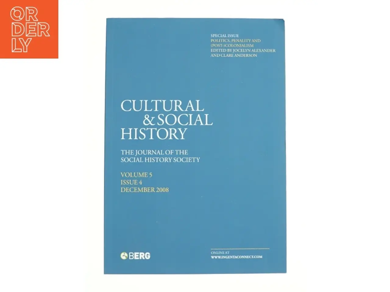 Billede 1 - Cultural & social history fra Bog