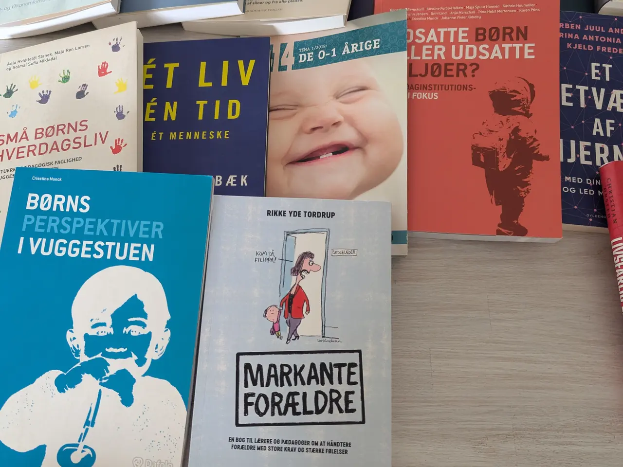 Billede 6 - Fagbøger omhandlede, pædagogik og ledelse