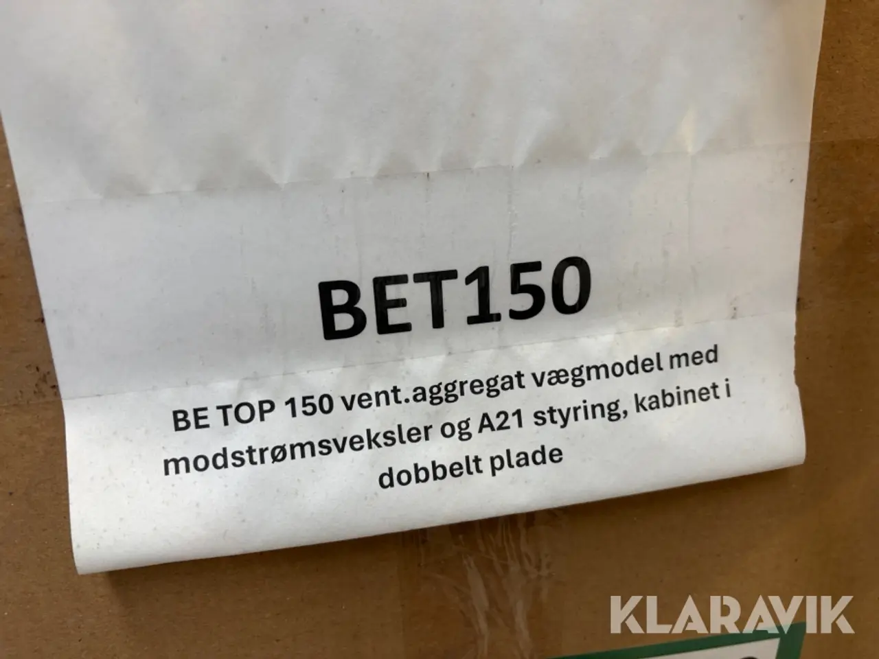 Billede 12 - Ventilationsanlæg Buccma BE Top 150 - 1 styk