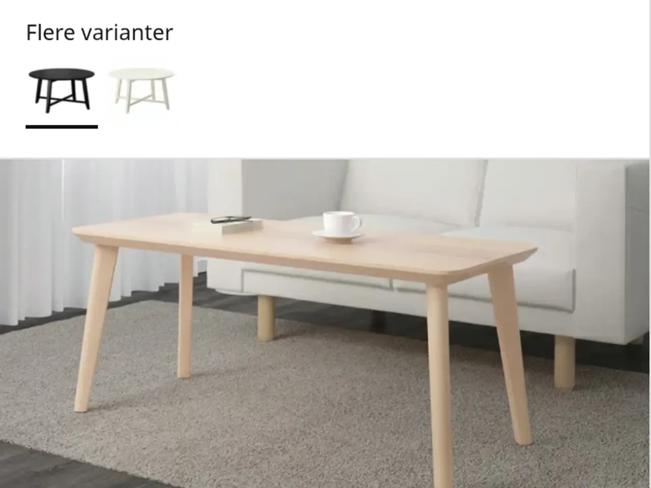 Billede 1 - Sofabord fra ikea