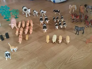 STOR SAMLING DYR & DINOSAURER