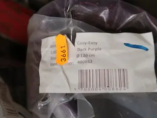 Gulvtæppe COZY-EASY Dark Purple Ø120