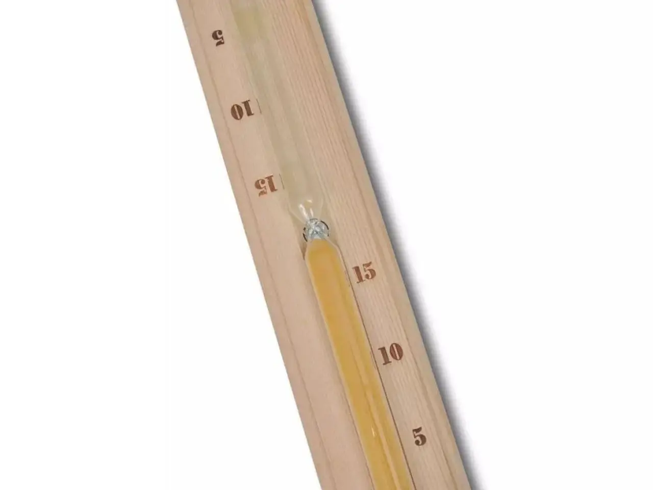 Billede 4 - Saunatilbehør sæt - 5 dele med spand, ske, timeglas og termohygrometer