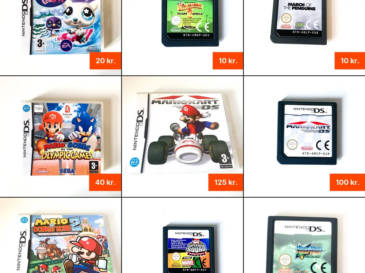 Billede 1 - Blandede Nintendo DS spil - priser fra 10 kr.
