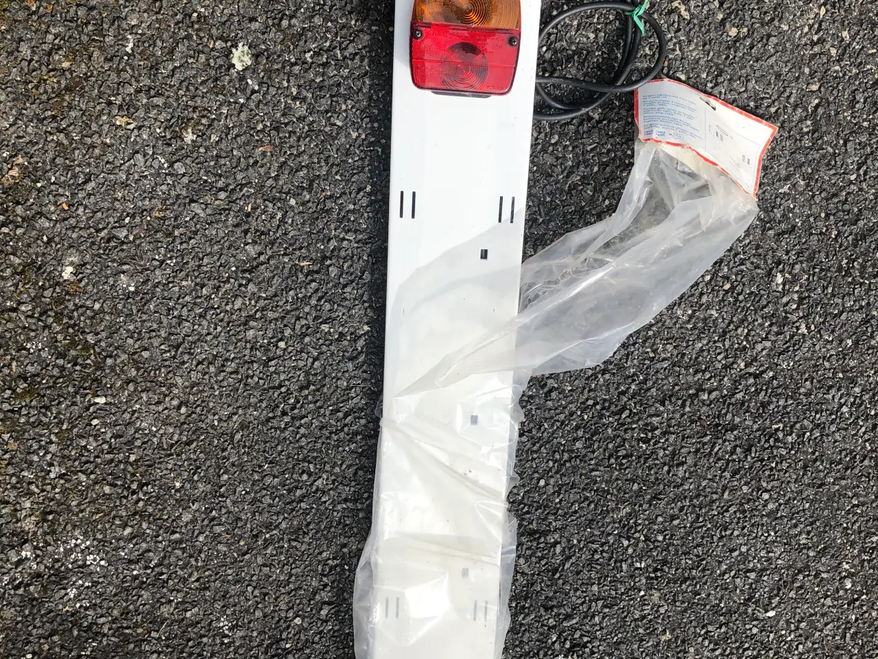 Billede 1 - Nummplade holder til cykelstativ
