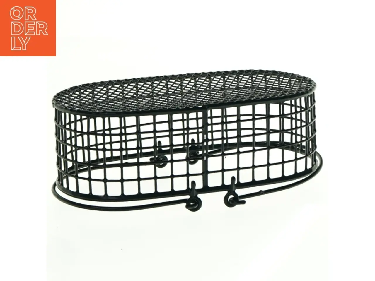 Billede 2 - Sort metal kurv med hank