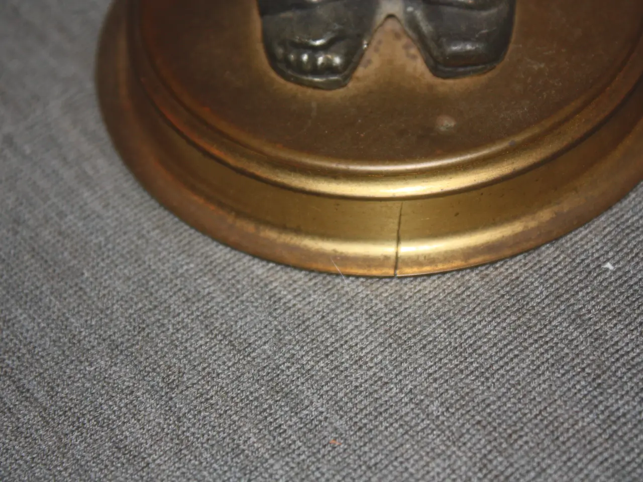 Billede 7 - Antik miniature bronze figur af dreng højde 11 cm