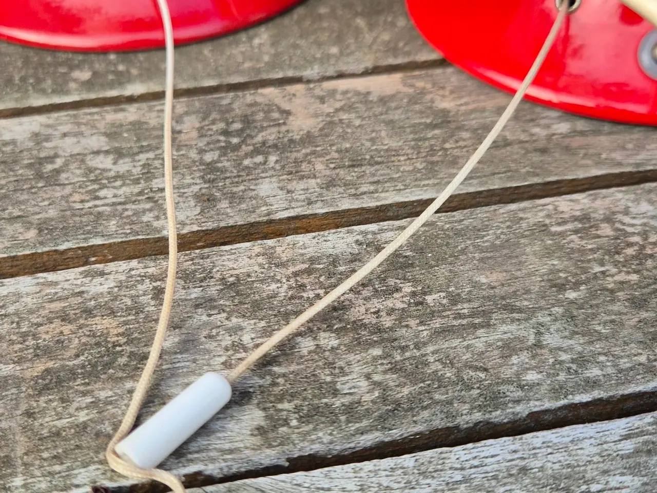 Billede 11 - To store magnetlamper med elegante snoretræk   