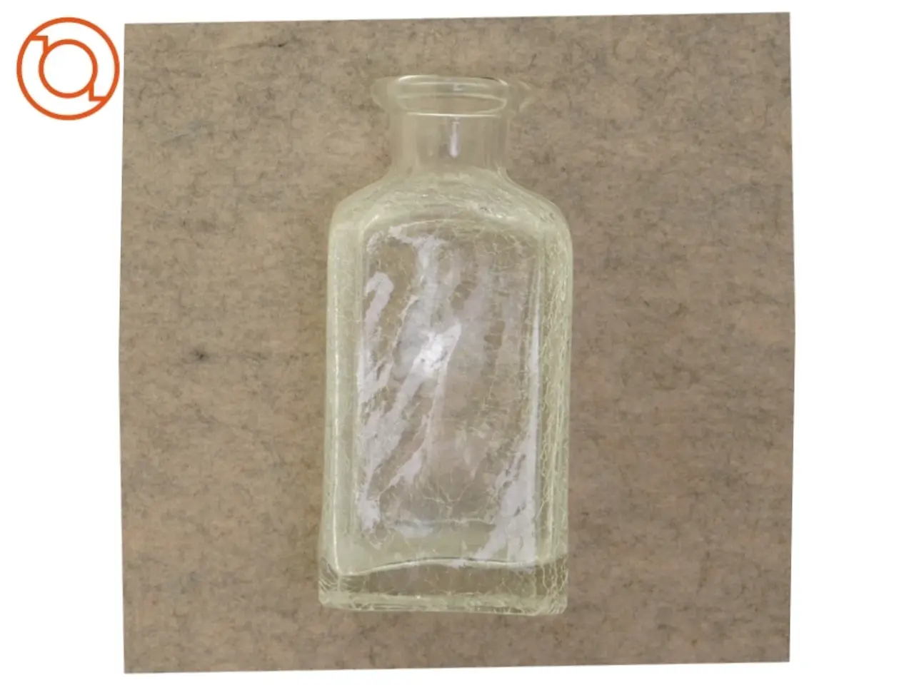 Billede 1 - Glasflaske/-vase (str. 20 x 9 cm)