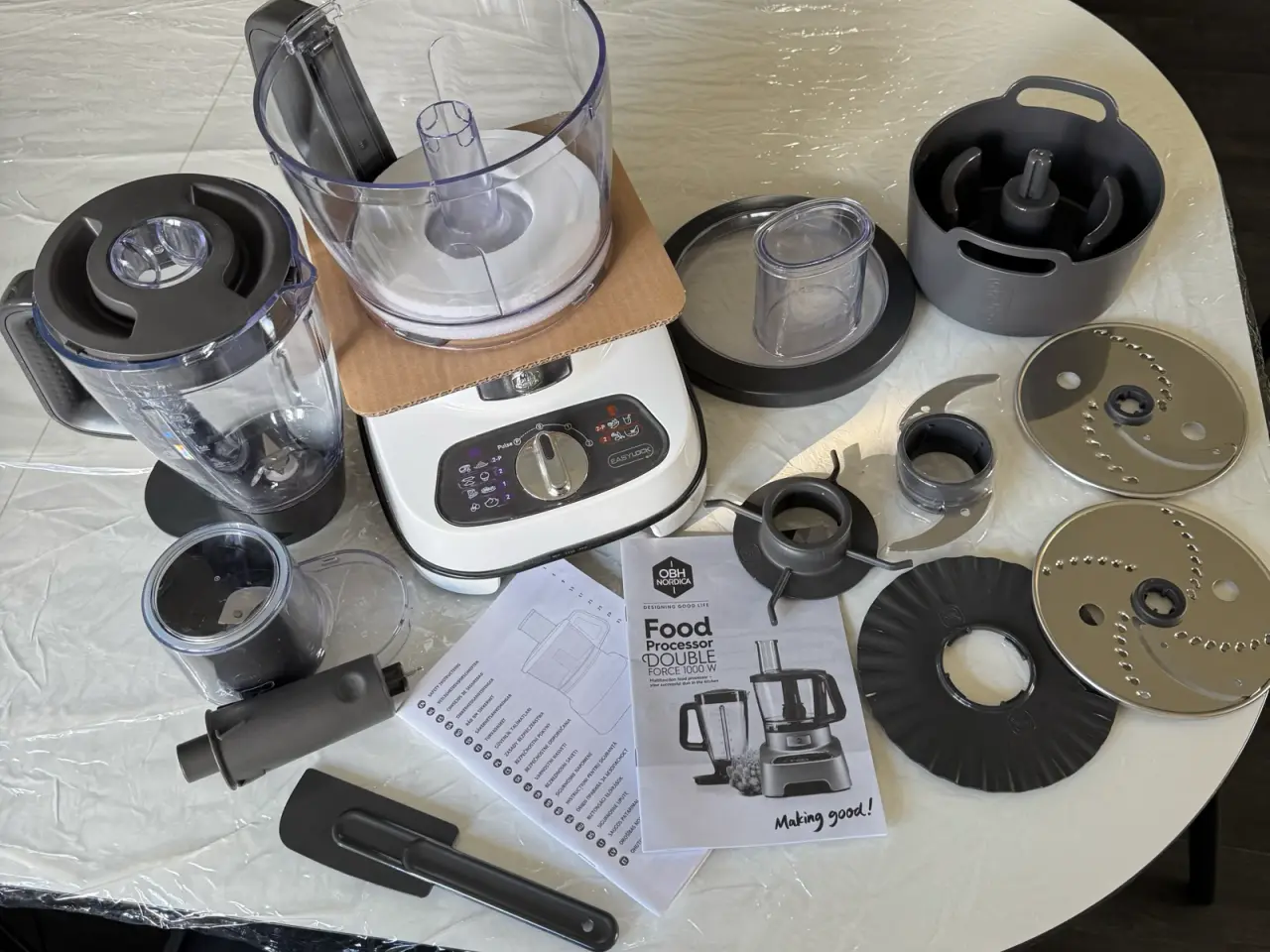 Billede 1 - OBH Nordica foodprocessor med blender og skiver