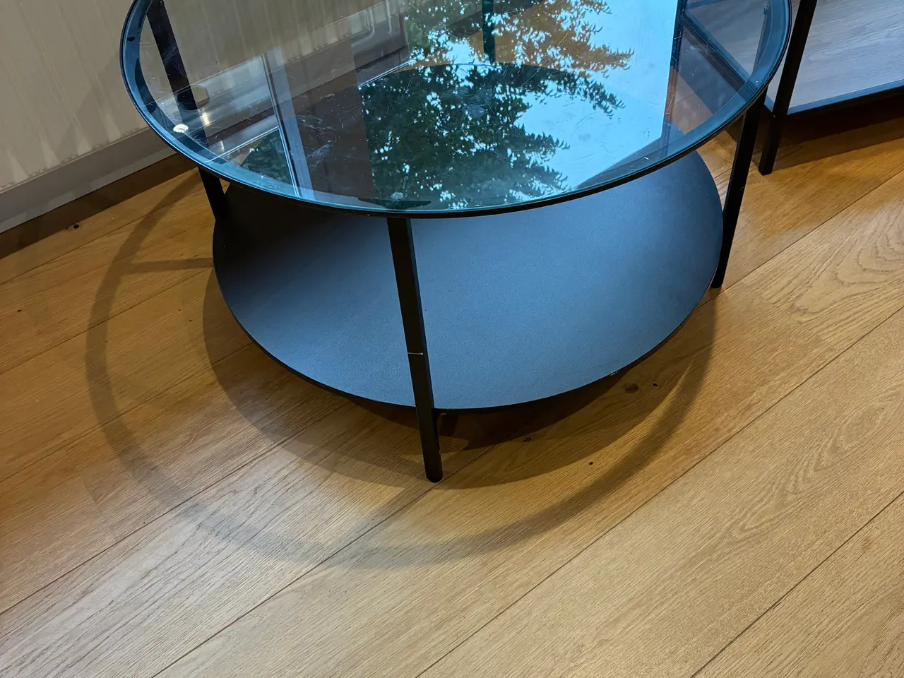 Billede 1 - Sofabord med glasplade