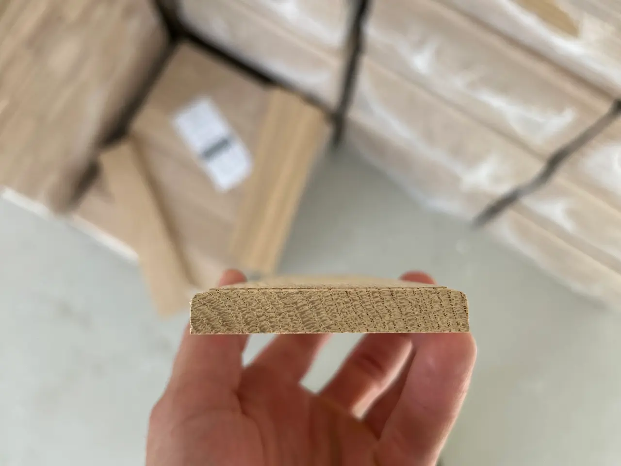 Billede 4 - Ca 100kvm Massiv Eg sildebens parketgulv