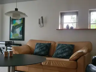 2 Pers. Semianilin læder sofa SKALMA