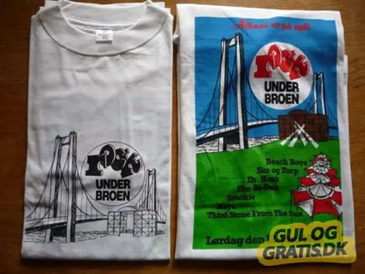 Billede 3 - NEDSAT: Nye Rock under Broen T-shirts og caps