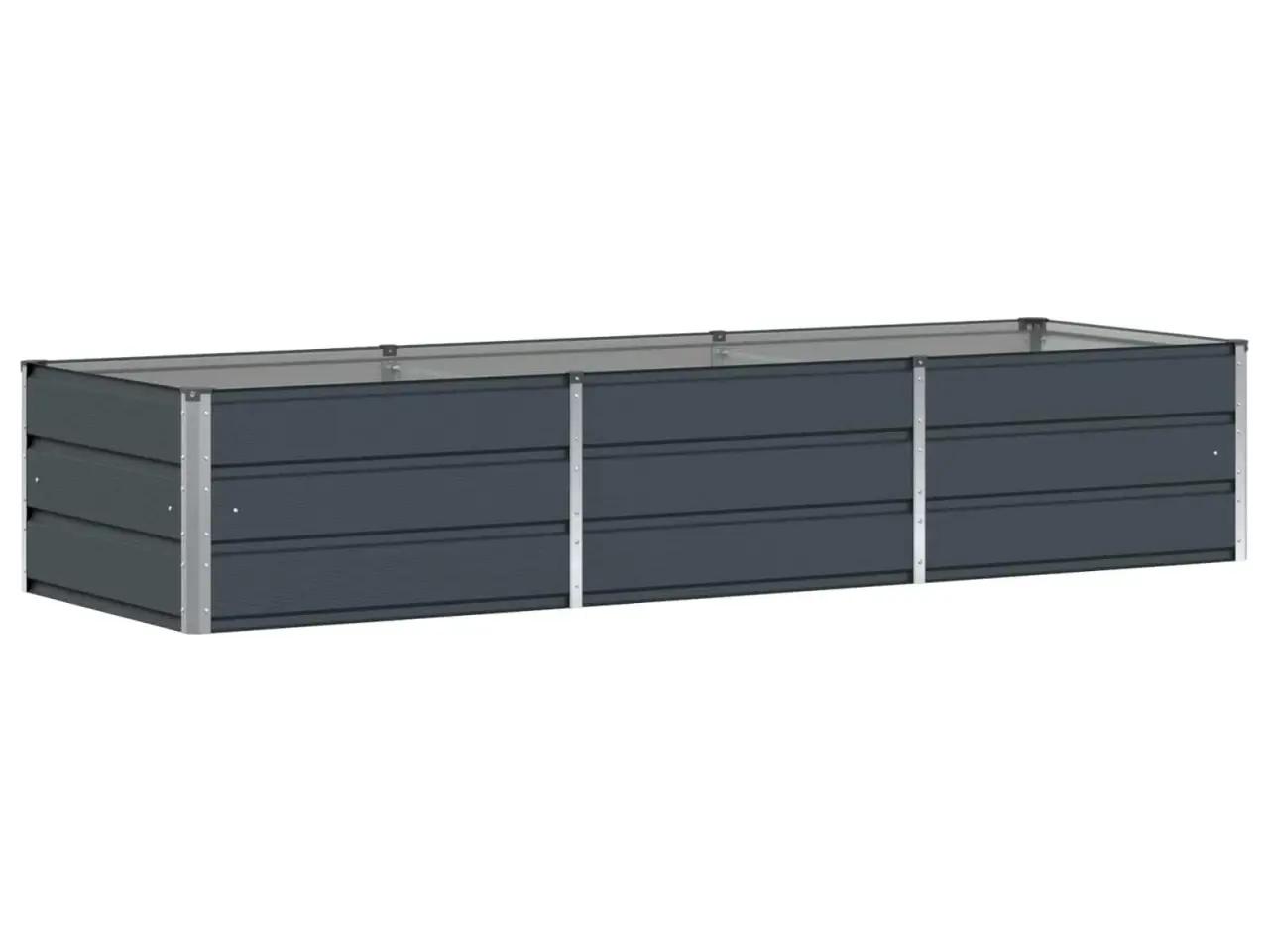 Billede 2 - Plantekasse Antracit 240 x 80 x 45 cm Stål