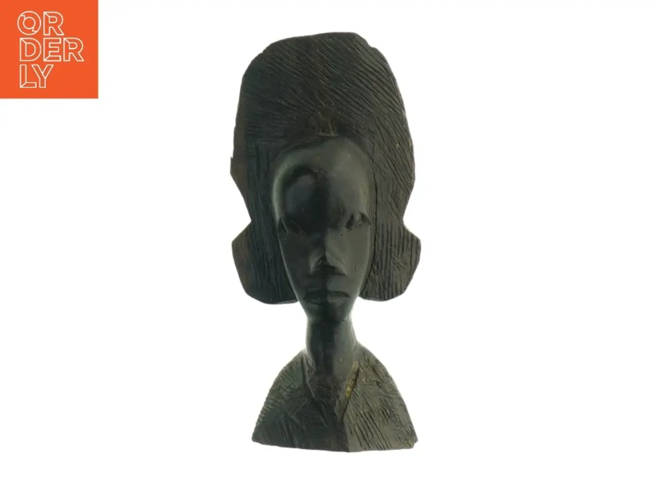 Billede 1 - Træskulptur af figur (str. 13 x 6 cm)