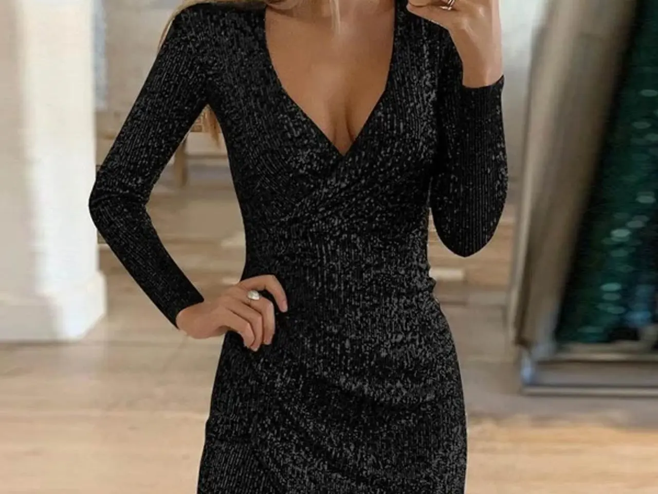 Billede 3 - Sequin Glitter/sparkeling Bodycoon- I.Flere farver