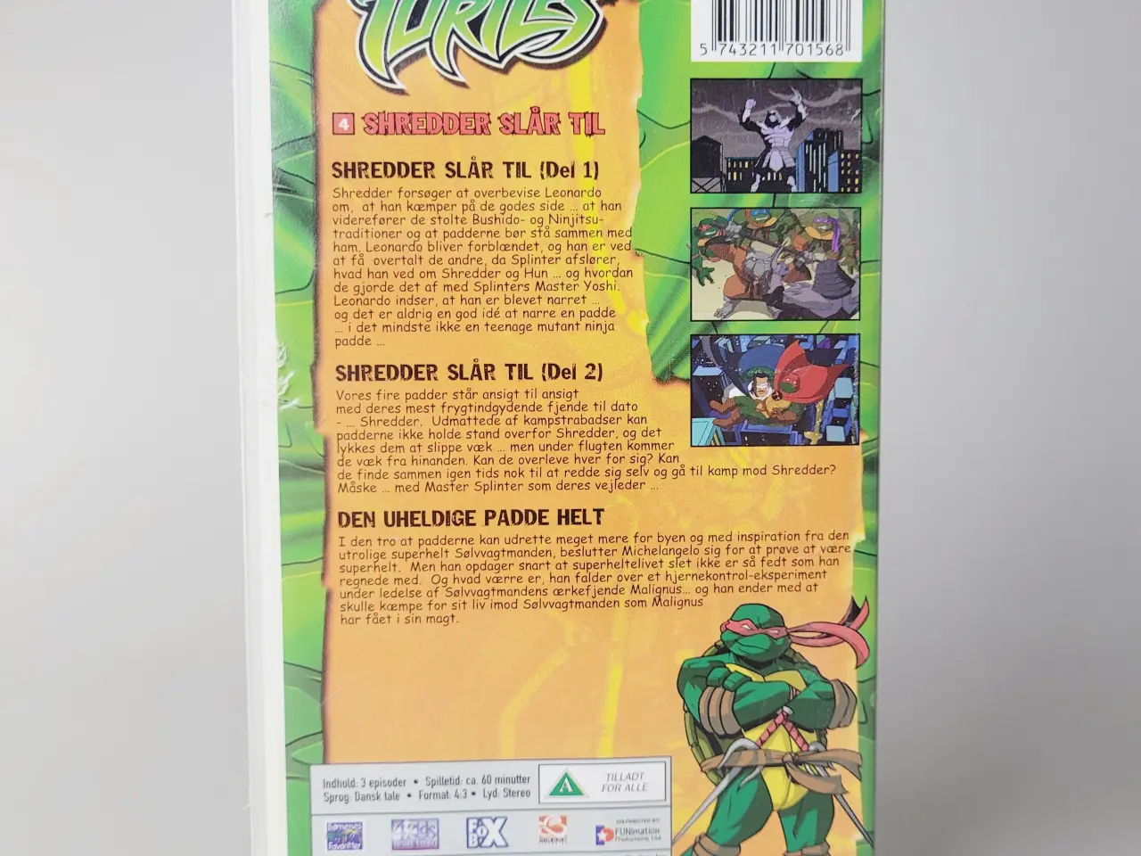 Billede 2 - ⭐️· VHS - Teenage Mutant Ninja Turtles - "Shredder