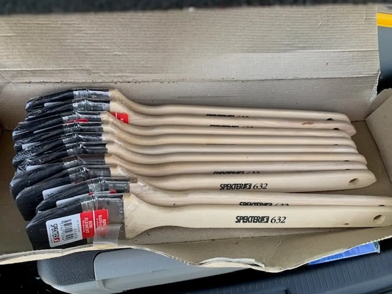 Billede 1 - 10 stk Spekter 632-50 rør/radiatorpensel , vinkel,