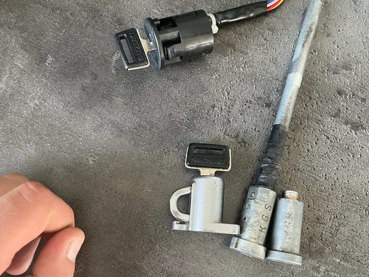 Billede 1 - Låse sæt til Suzuki fz 50